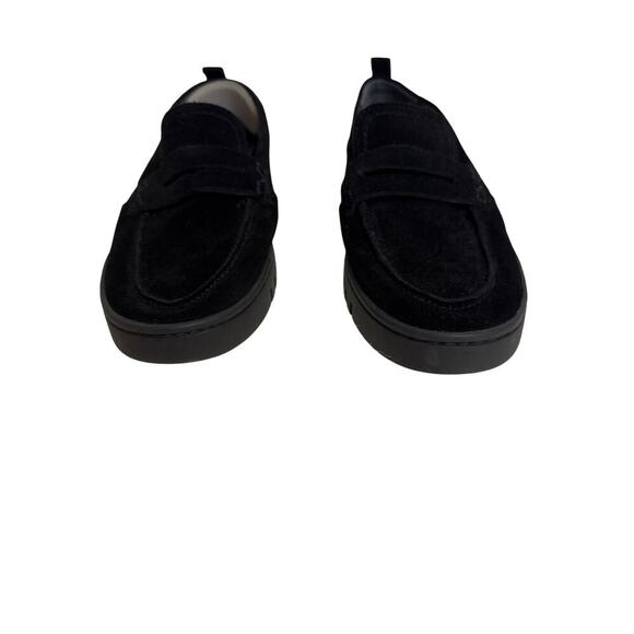 Vionic Black Suede Cushion Heel Slip On Business Casual Shoes Loafers 8.5 - Picture 2 of 9